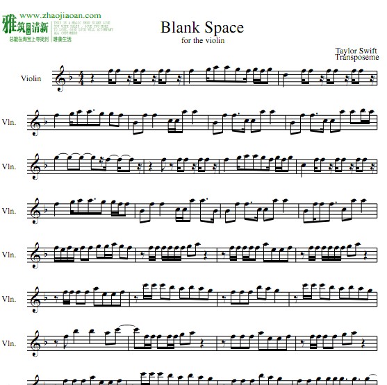 Blank SpaceС