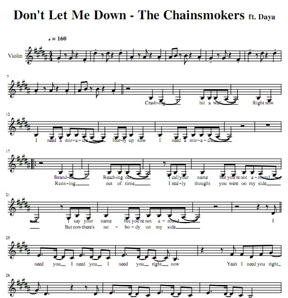 The Chainsmokers -  Don't Let Me DownС