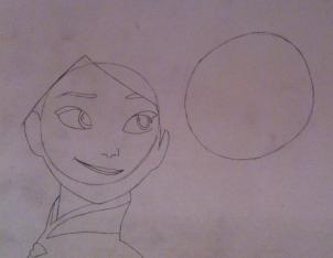 how to draw anna and elsa from frozen step 4