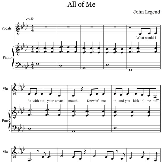 John Legend�CAll Of Me钢琴谱