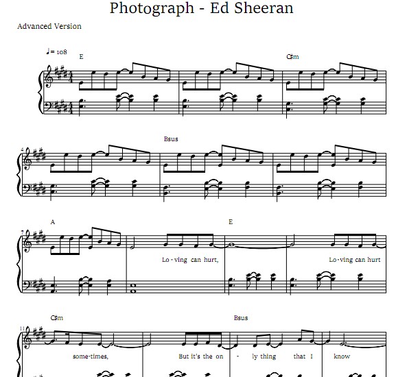 Ed Sheeran – Photograph