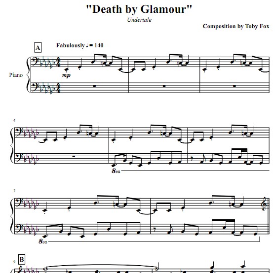 Undertale - Death by Glamour