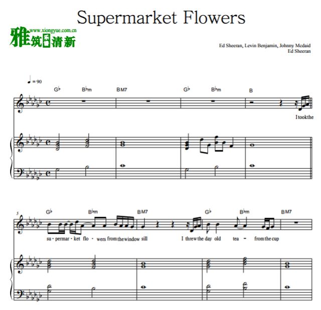 Ed Sheeran - Supermarket Flowersٰ