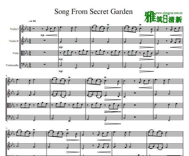 Song From a Secret Garden ԰֮