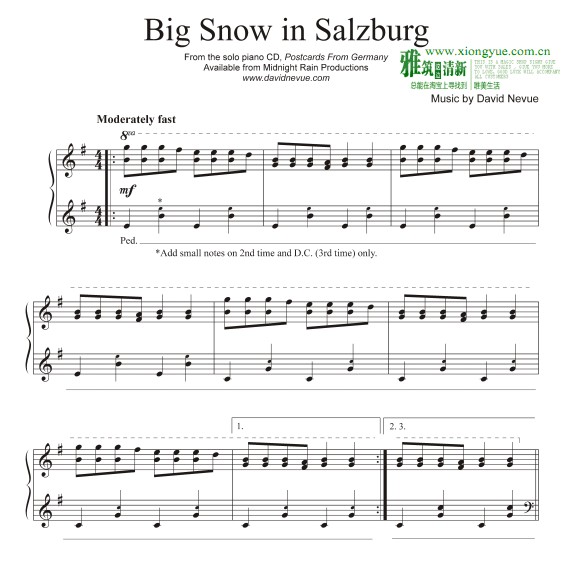 David Nevue - Big Snow in Salzburg