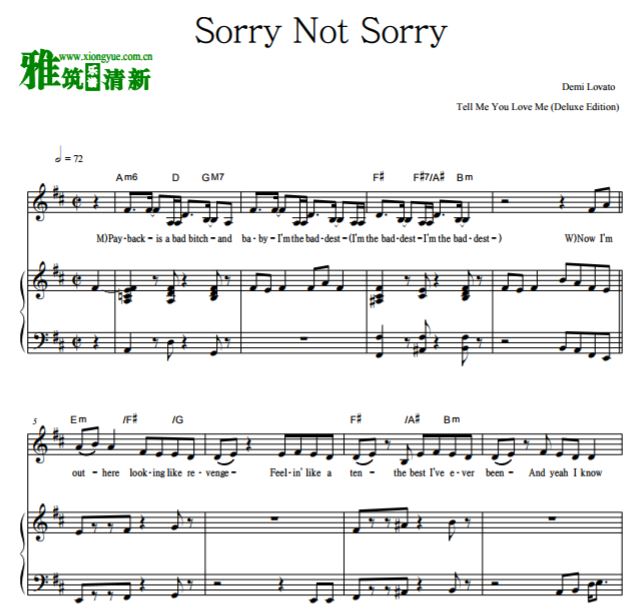 Demi Lovato - Sorry Not Sorryٰ