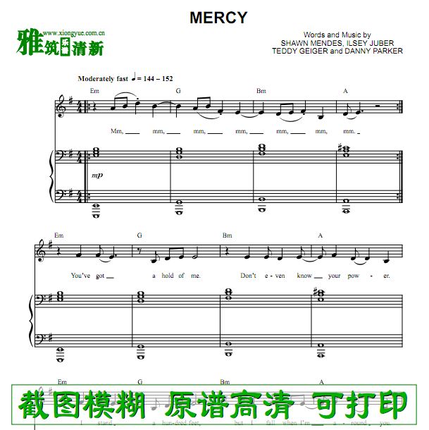 Shawn Mendes - Mercy 