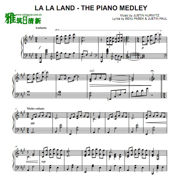 爱乐之城钢琴曲简谱_La La Land爱乐之城Late for the date Mia and Sebastian,La La Land爱乐之城Late for the date Mia and Sebastian钢琴谱,La La Land爱乐之城