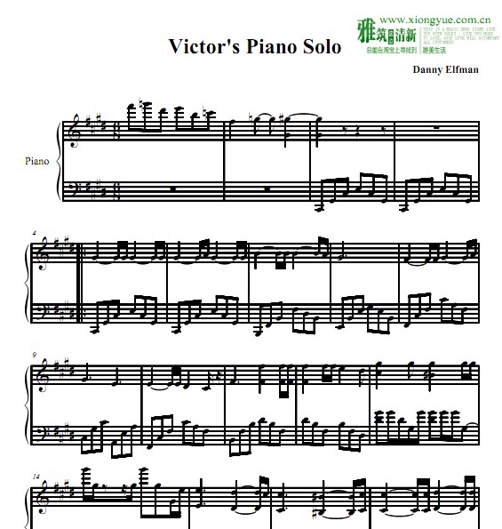 ʬ Victor's Piano Solo