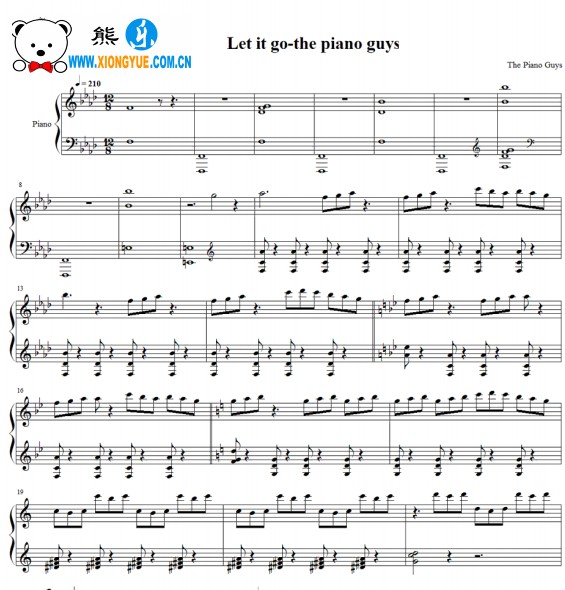 the piano guys Let It Go
