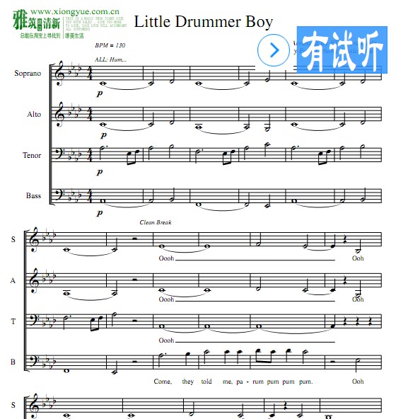 Little Drummer Boyϳ 