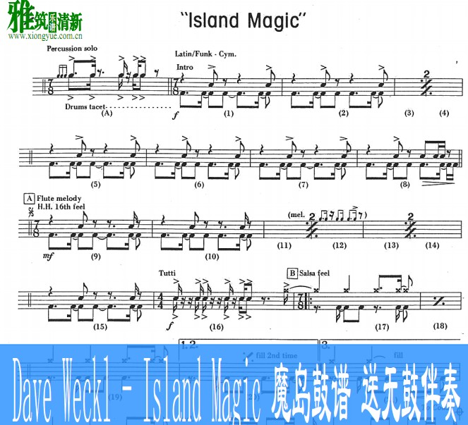 ʦĿDave Weckl - Island Magic ħ ޹İƵ