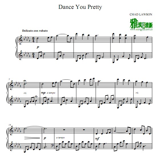 Chad Lawson - Dance You Pretty