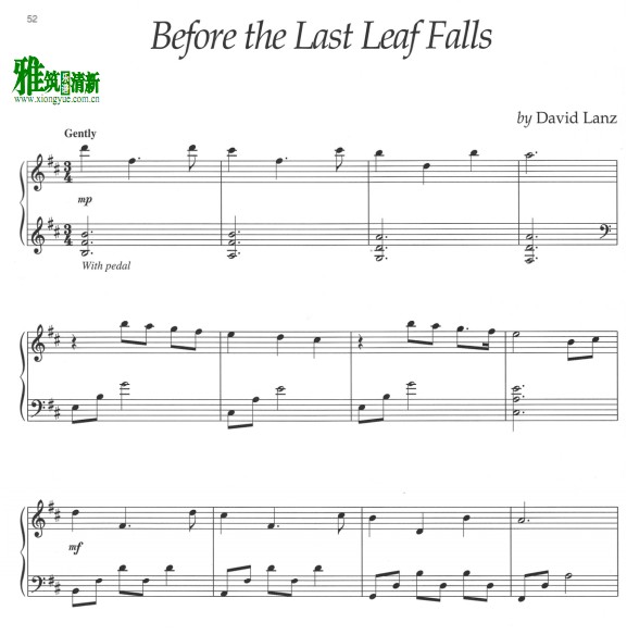 david lanz  - before the last leaf falls