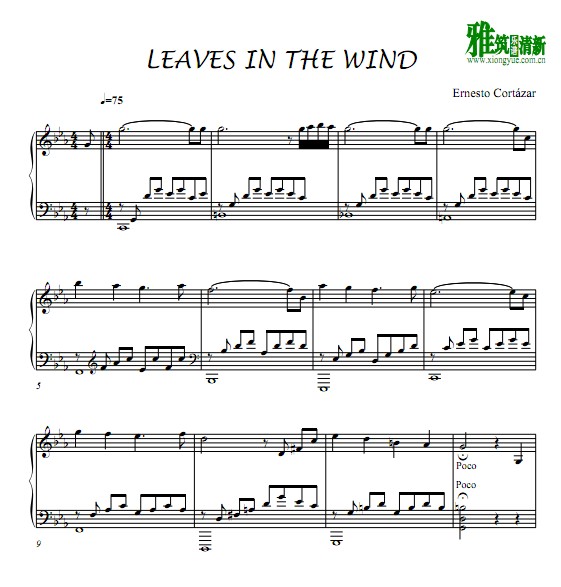 Ernesto Cortazar - Leaves In The Wind