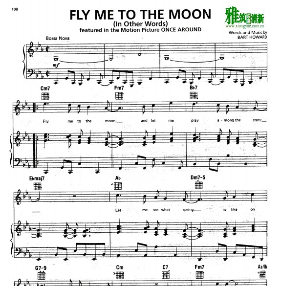 Fly me to the moon ٰ