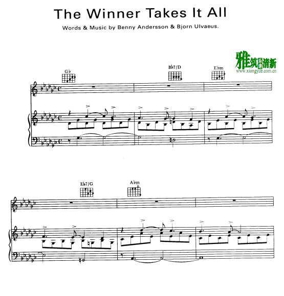 ABBA - The winner takes it all3