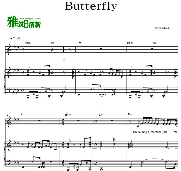 Jason Mraz - Butterflyٰ 