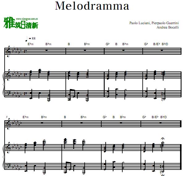 Andrea Bocelli · Melodrammaְָ E-C