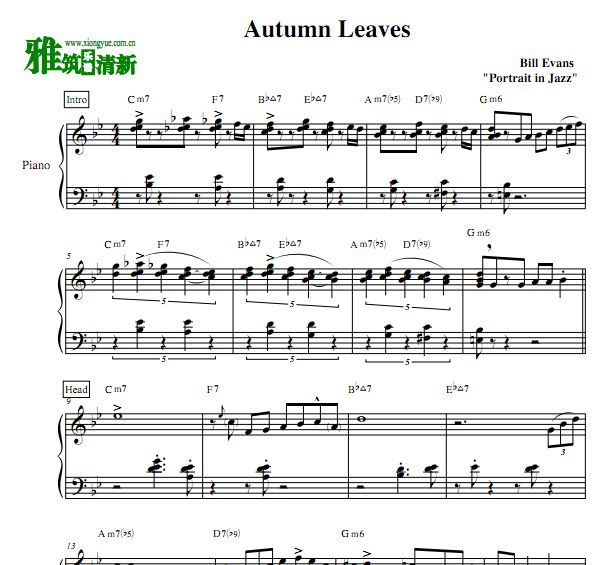 Bill Evans - Autumn Leavesʿ Bill EvansҶʿ