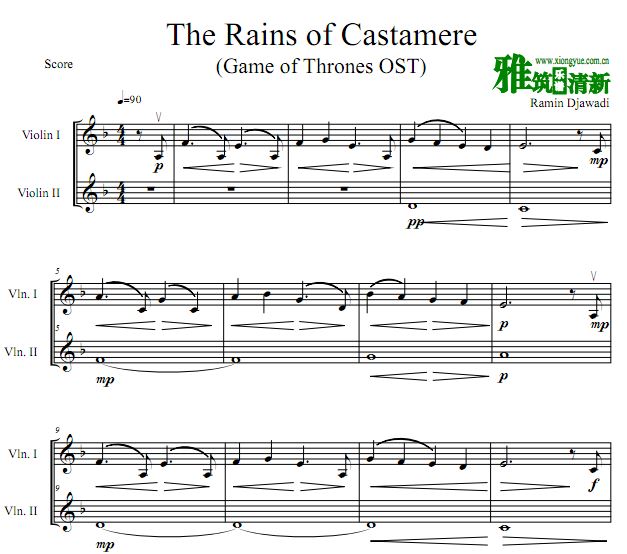 The Rains of Castamere ˹÷꼾Сٶ