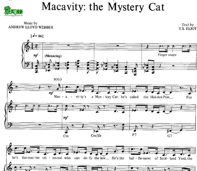 ־è - Macavity  the Mystery Cat