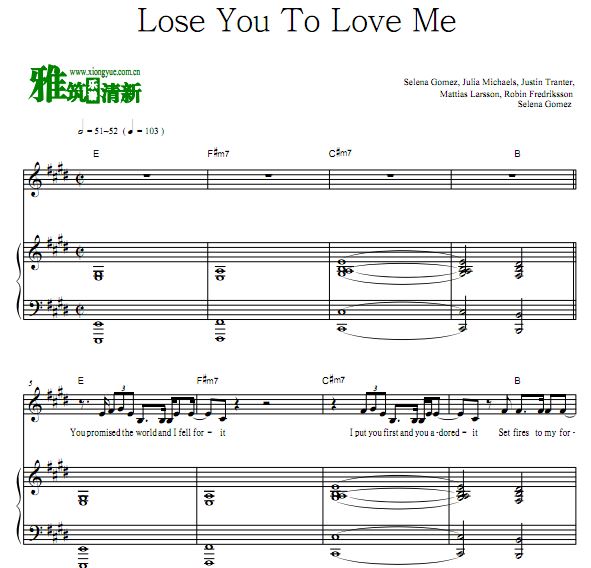 Selena Gomez - Lose You To Love Me ٰ 