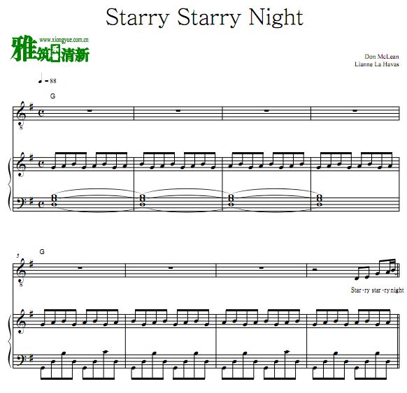 Lianne La Havas - Starry Starry Nightٰ 