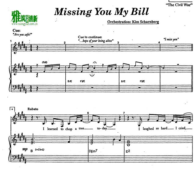 Civil War - Missing You (My Bill) ٰ
