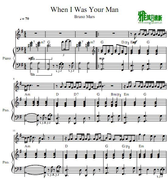 When I Was Your Man ɰ ޸ G