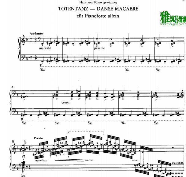 ˹ ֮ Liszt S525 Totentanz