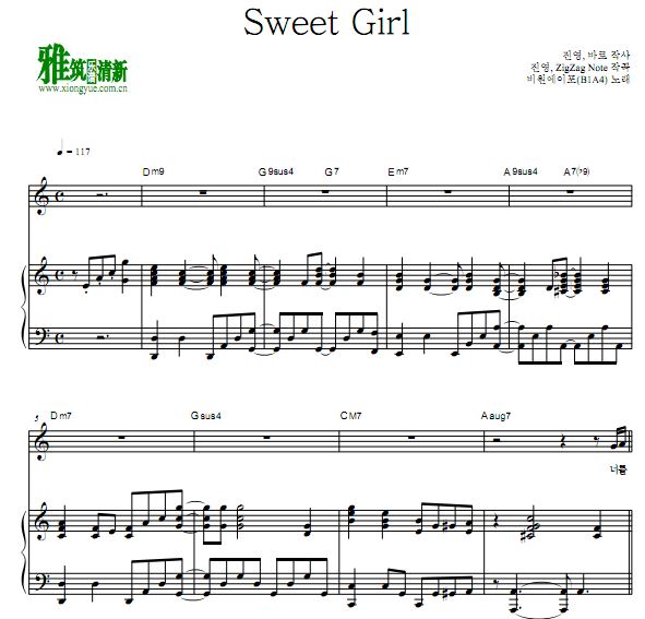 B1A4 Sweet Girl ٰ