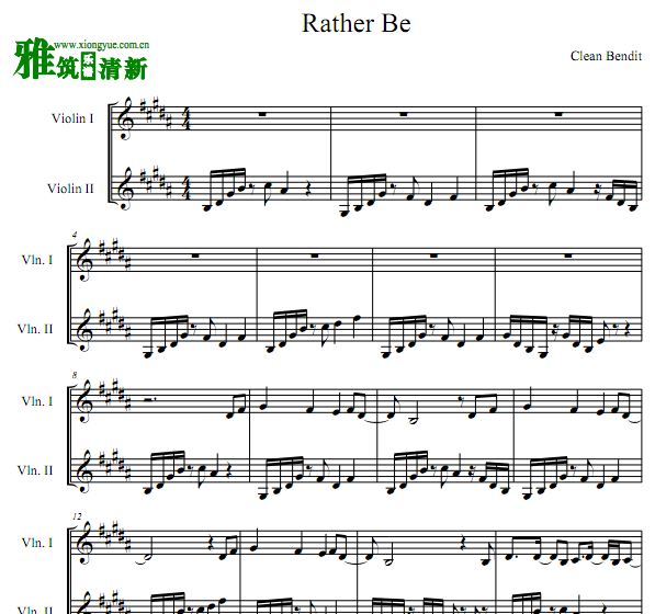 Rather Be ˫Сٺ