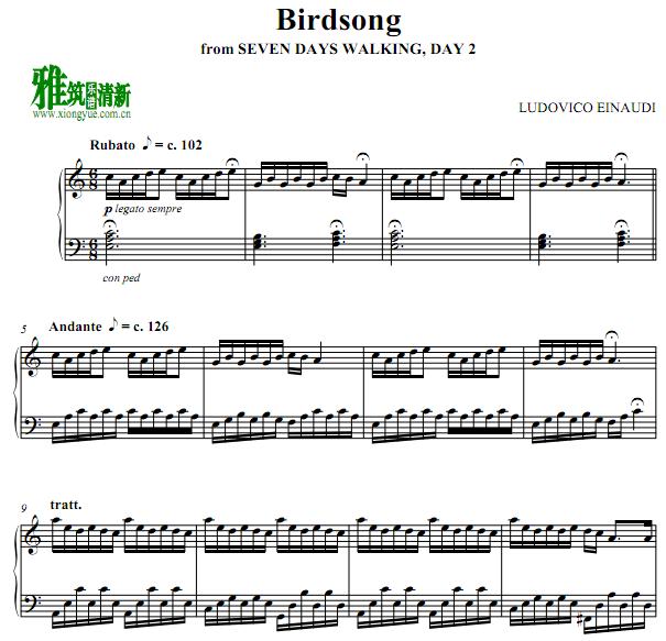 Ludovico Einaudi - birdsong