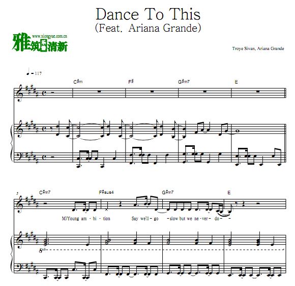 Troye Sivan - Dance To This (Feat. Ariana Grande) ٰ