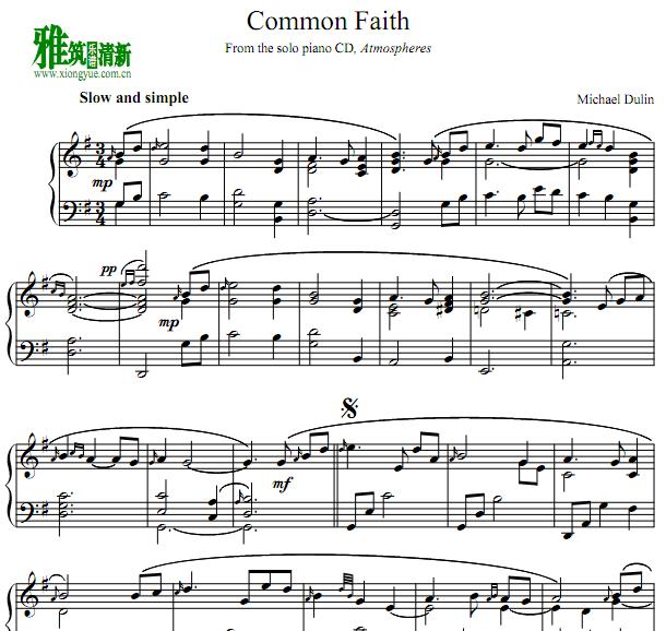Michael Dulin - Common Faith