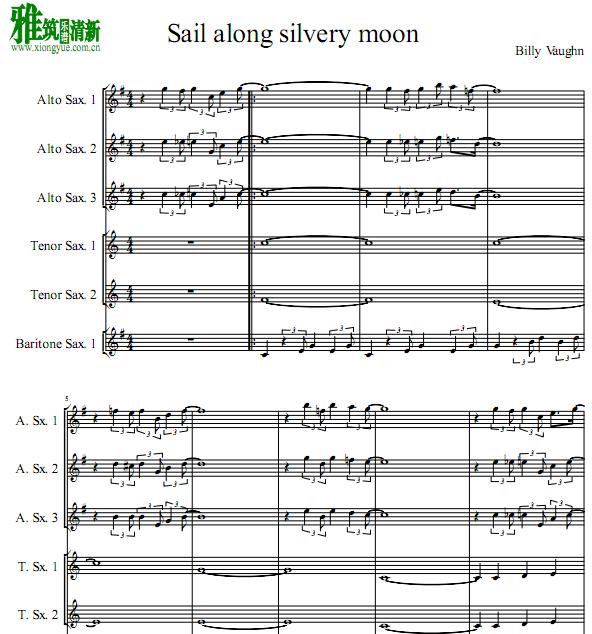 Sail along silvery moon˹