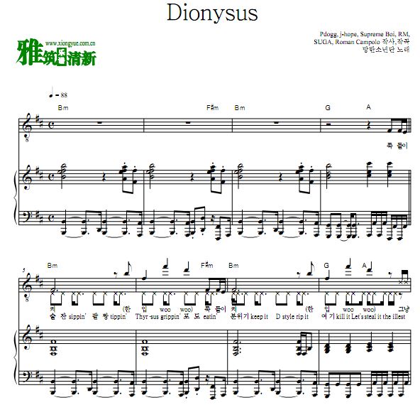 BTS Dionysus ԭ ָ