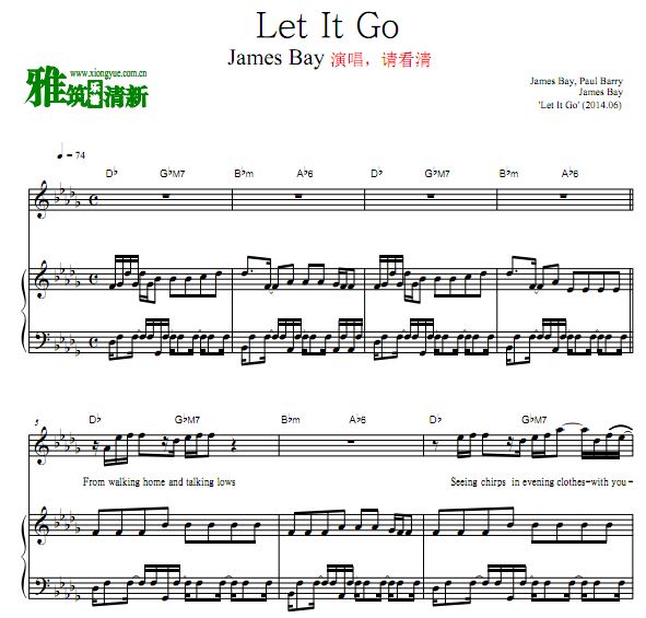James Bay - Let It Go ٰ