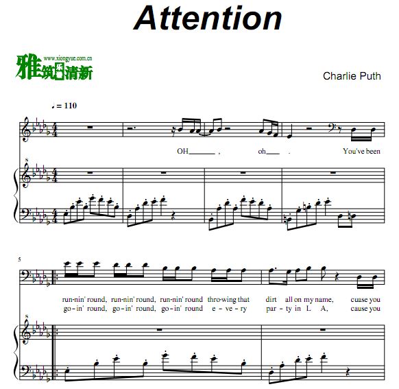 Charlie Puth - Attentionٰ