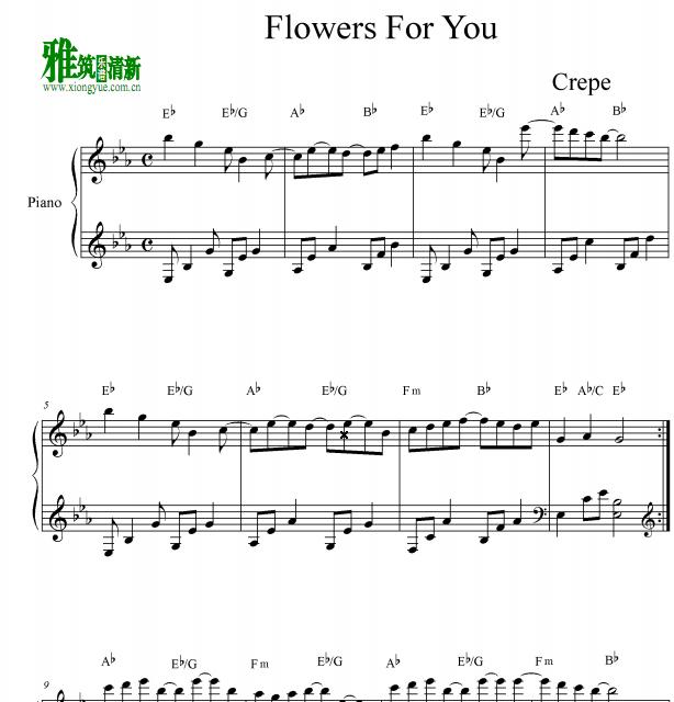 Crepe - Flowers For You