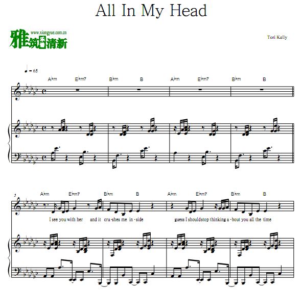 Tori Kelly - All In My Head ٰ