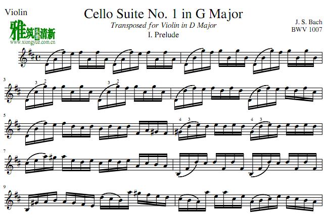 ͺGһް BWV 1007 PreludeС