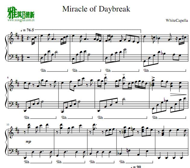 Deemo 3.1 - WhiteCapella - Miracle of Daybreak