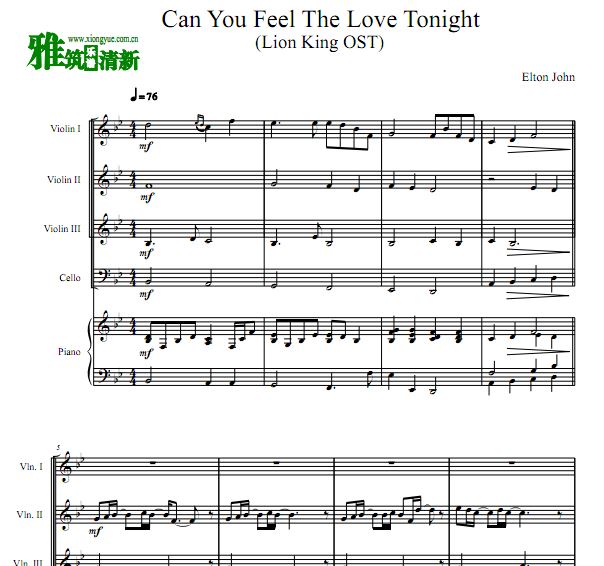 can you feel the love tonight  Сһ
