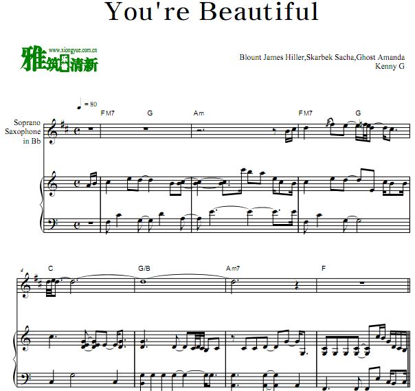 ·Kenny G - You're Beautiful˹ٶ