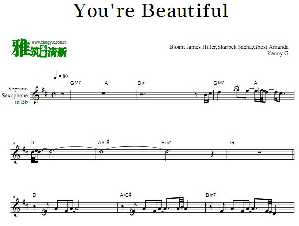Kenny G · You're Beautiful ˹