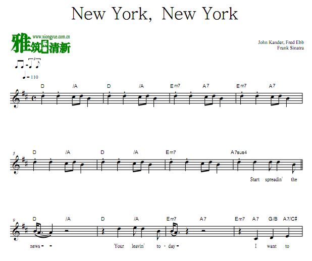 Frank Sinatra - New York, New York 