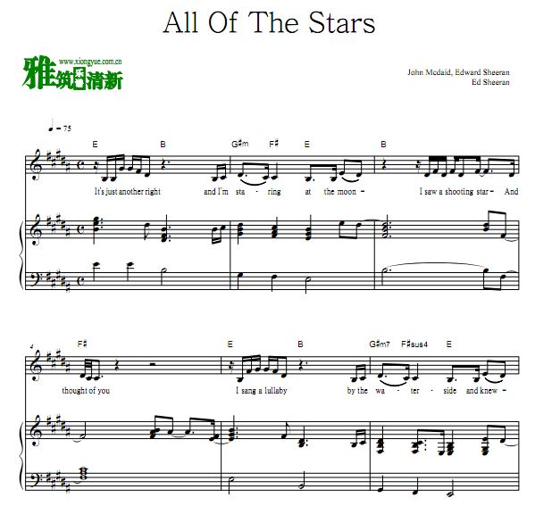 Ed Sheeran - All Of The Starsٰ ԭ