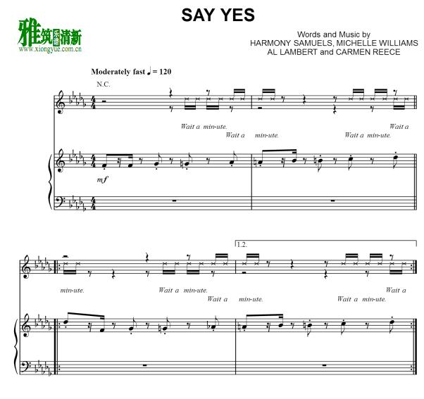 Beyonce, Kelly Rowland - Say Yes  ٰ